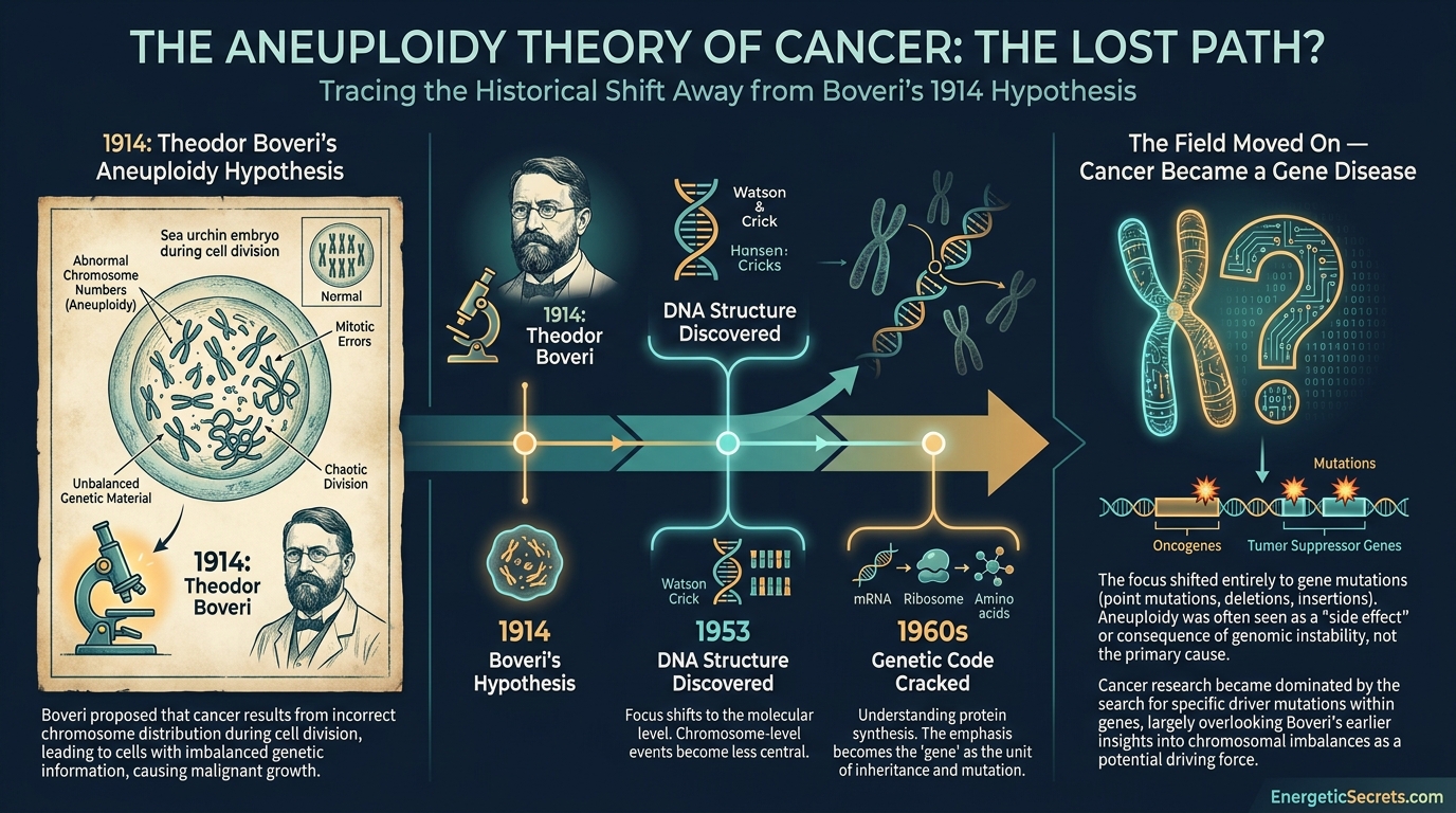 Theodor Boveri first proposed the chromosome theory of cancer in 1914.