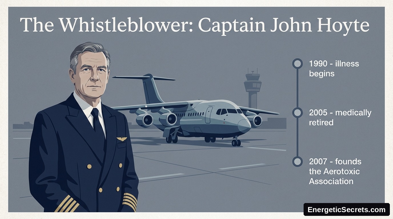 Captain John Hoyte founded the Aerotoxic Association.